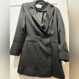 Lucy Paris black blazer dress XS